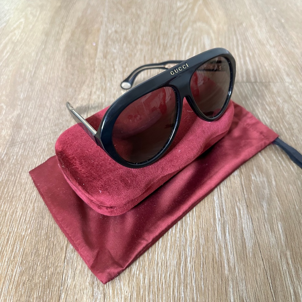 Black Gucci Sunglasses Male
